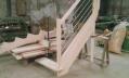 escalier en cour à l'atelier