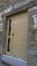 porte châtaigner rustique